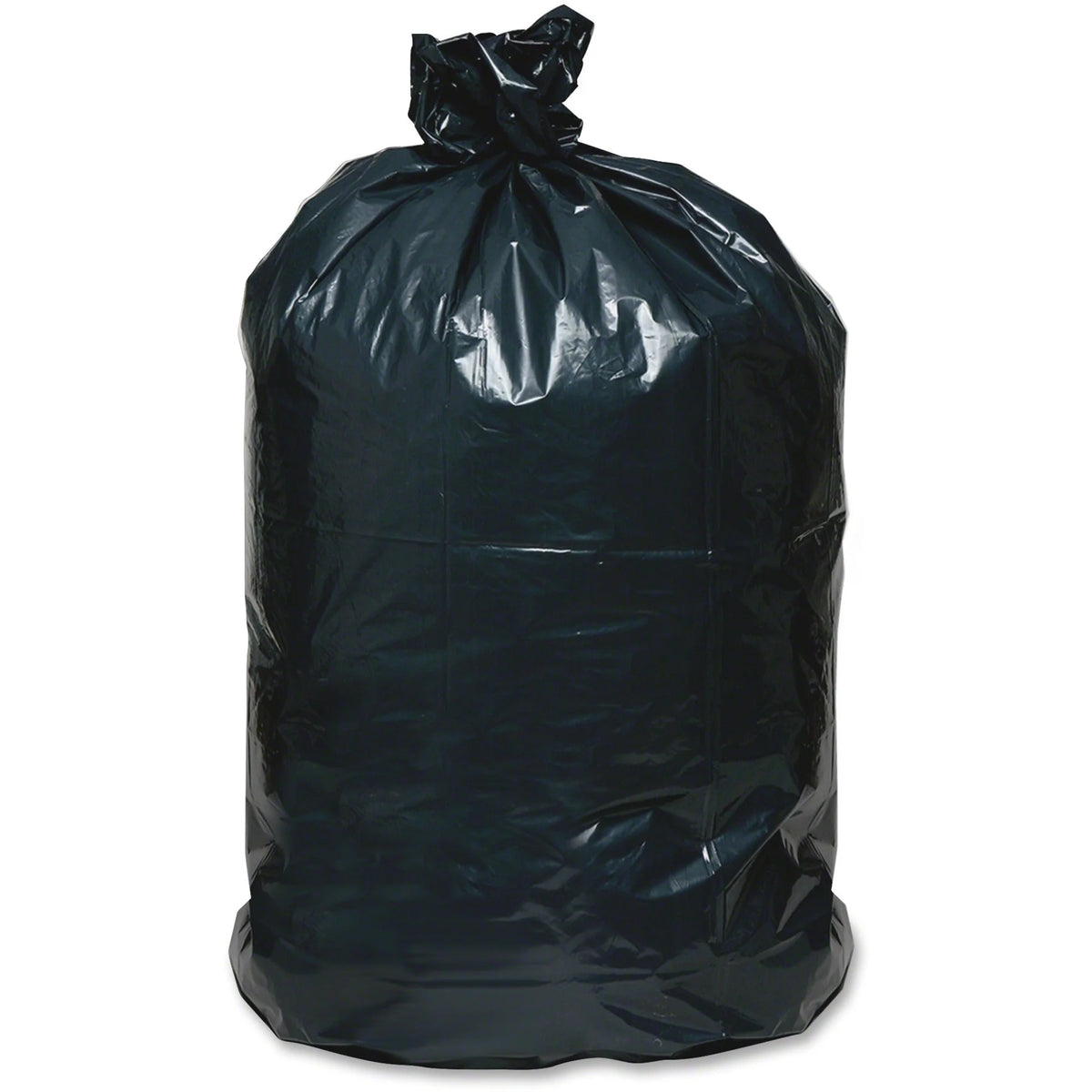 Berry Reclaim Medium 33 gal Can Liners - Heavy-Duty Recycled Plastic - 39’’x33’’ - 1.65 mil - Black - 100/Carton