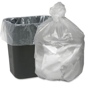 Berry Small 10 gal Waste Can Liners - 24x24 - 0.20 mil - Natural - 1000/Carton - Trash Bags &