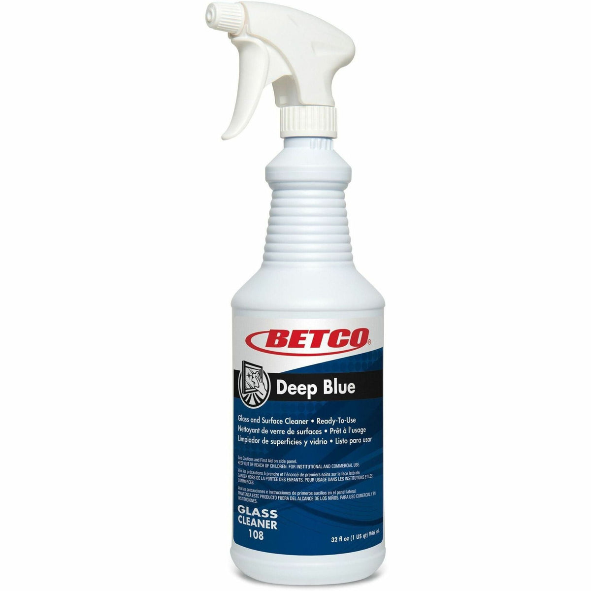 Betco Deep Blue Glass & Surface Cleaner - 2000