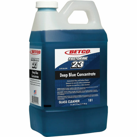 Betco FastDraw 23 Deep Blue Glass Cleaner Concentrate - 2000