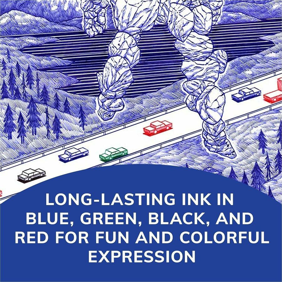 BIC 4-Color Retractable Pen - Alternate-Image2