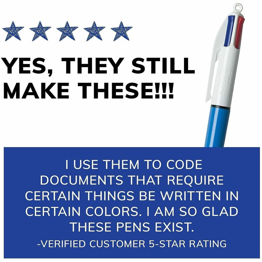 BIC 4-Color Retractable Pen - Alternate-Image4