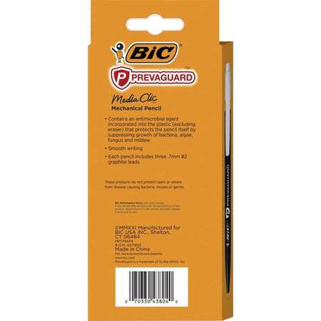 BIC Antimicrobial Mechanical Pencils - Rear