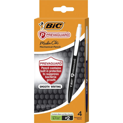 BIC Antimicrobial Mechanical Pencils: 0.7mm Multi Lead - 4 Pack - Pencils