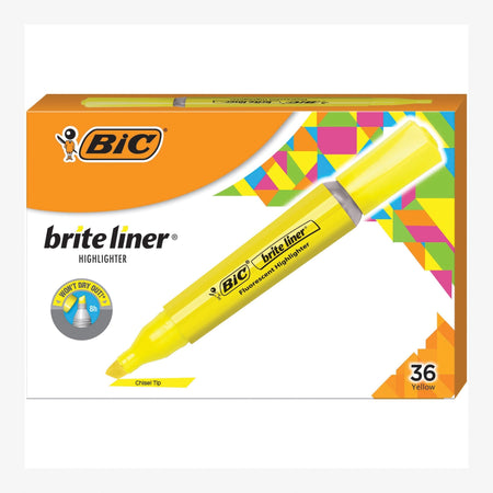 BIC Brite Liner Fluorescent Highlighters - 2000