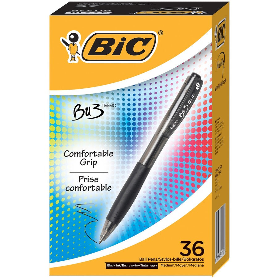 BIC BU3 Retractable Ballpoint Pen - Rear