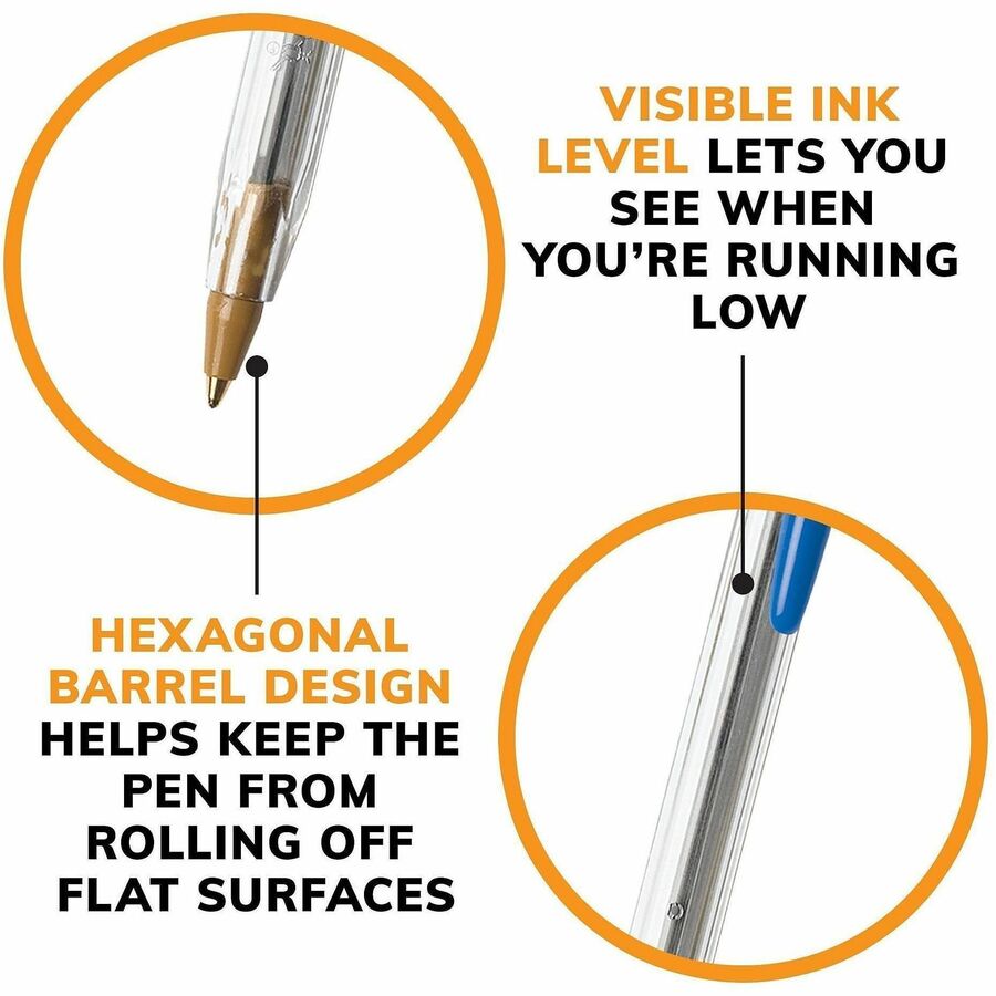 BIC Classic Cristal Ballpoint Pens - Alternate-Image7