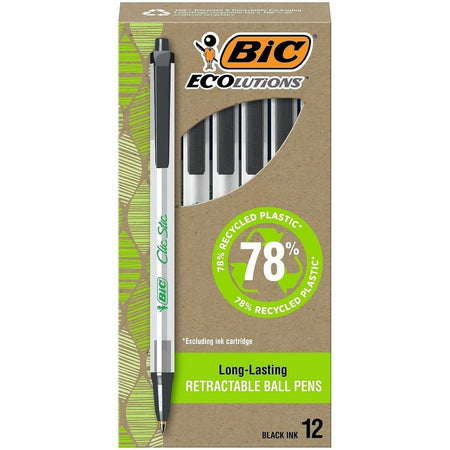 BIC Clic Stic Retractable Ball Pens - 1500