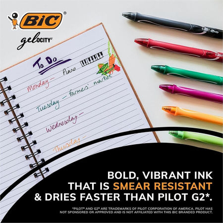 BIC Gel-ocity .7mm Retractable Pen - Alternate-Image4