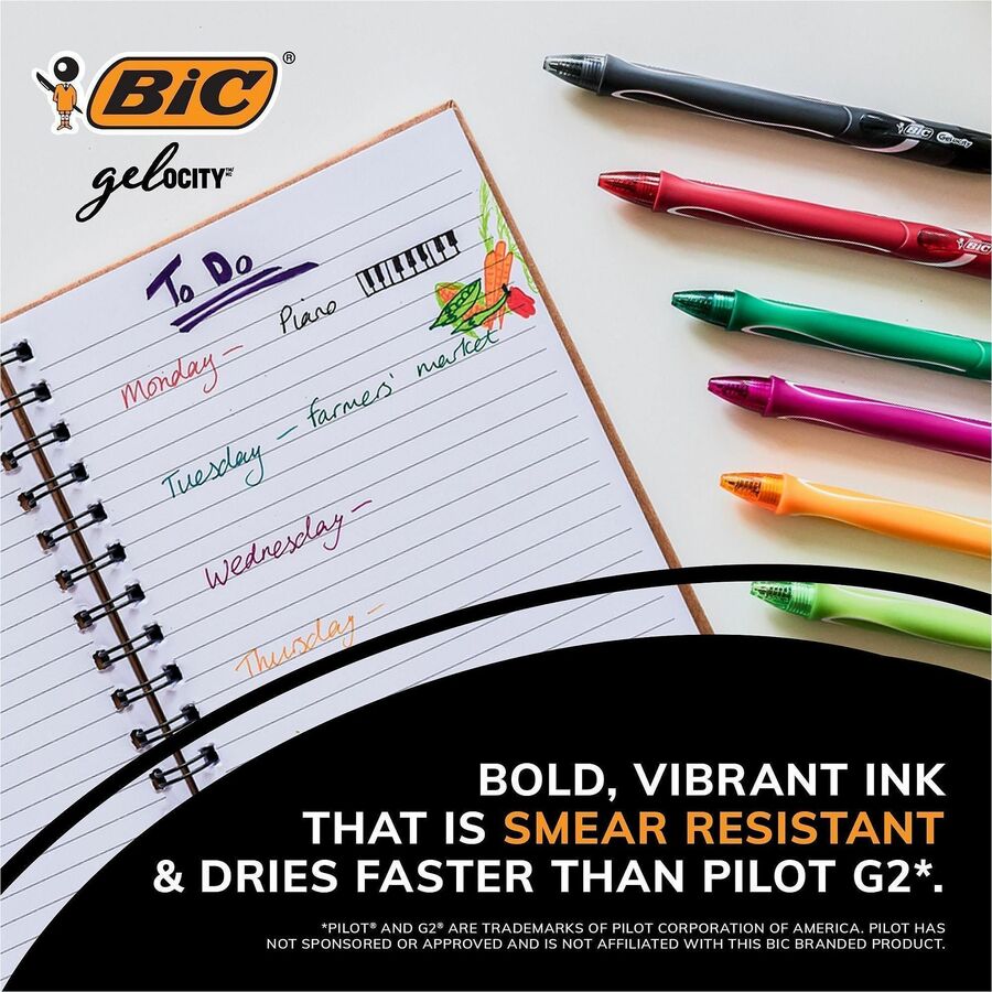 BIC Gel-ocity Gel Pen - Alternate-Image2