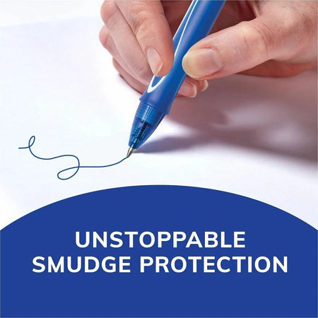 BIC Gel-ocity Retractable Pen: 0.7mm Blue Ink Gel-based - Pens
