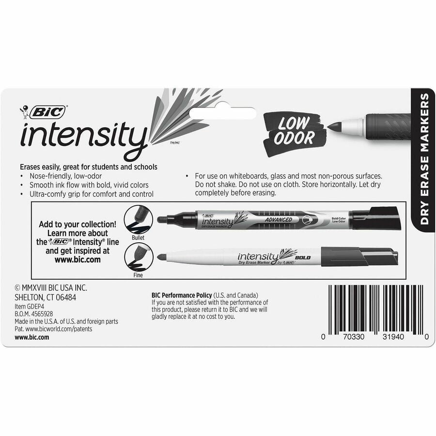 BIC Intensity Dry Erase Marker - Rear