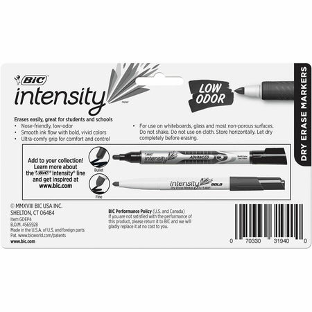BIC Intensity Dry Erase Marker - Rear