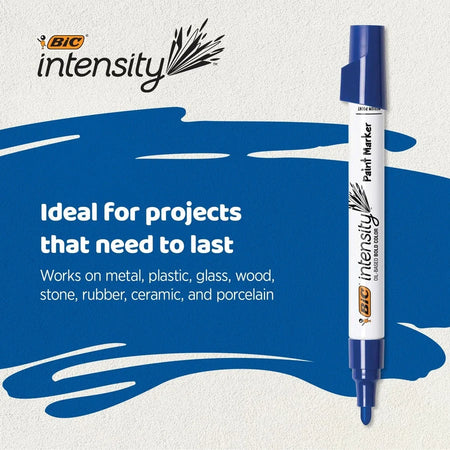 BIC Intensity Paint Marker: Assorted Oil-Based Ink 7-Pack - Markers & Dry-Erase