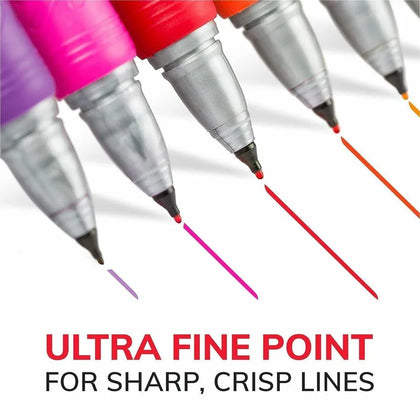 BIC Mark-it Ultra-Fine Point Permanent Marker - Black Ink - 1 Dozen - Markers & Dry-Erase