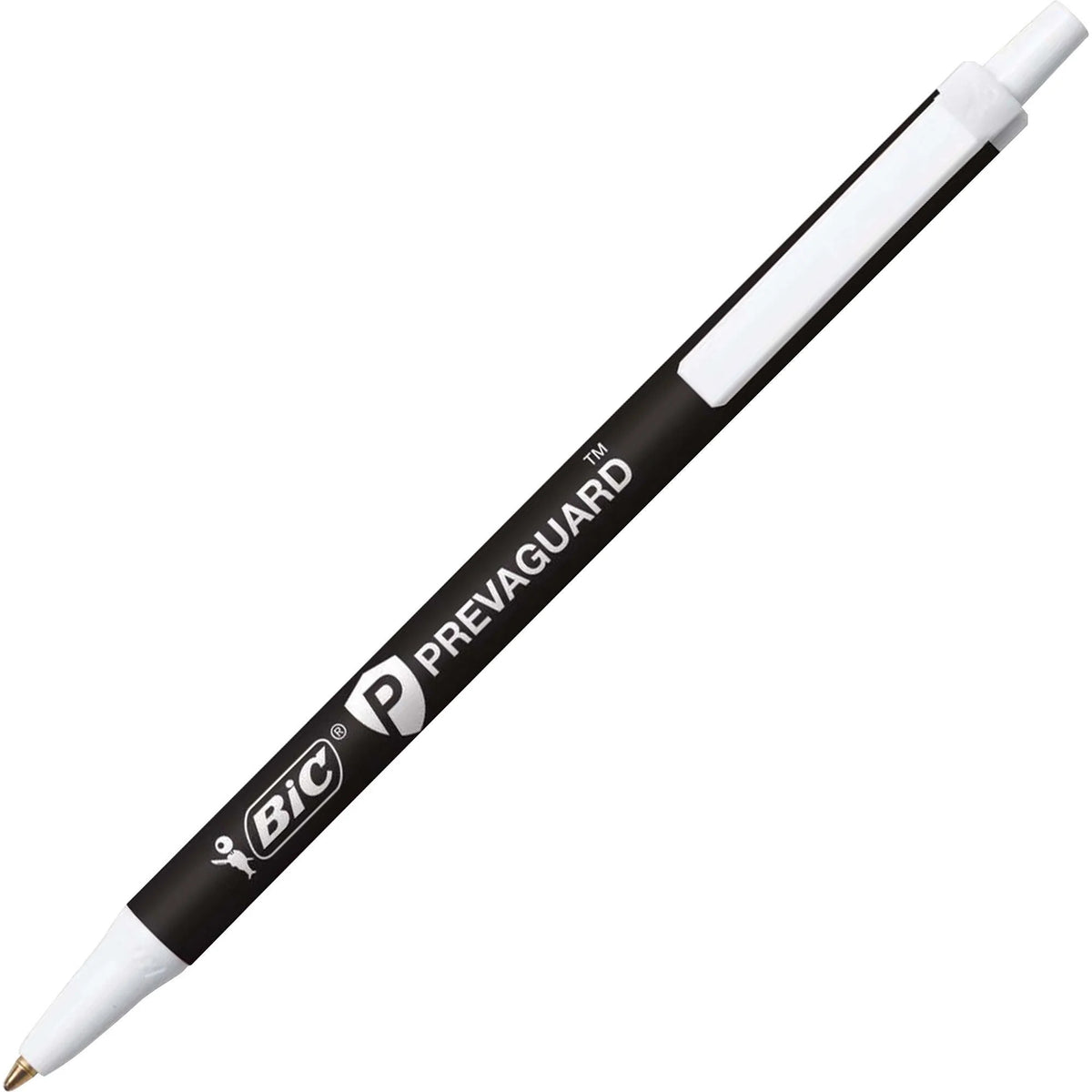 BIC PrevaGuard Clic Stic: Antimicrobial Ballpoint Pen Black Ink - Pens