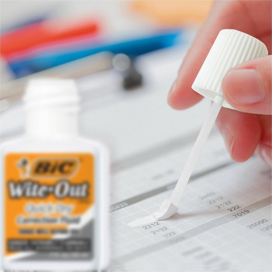 BIC Quick Dry Correction Fluid, White - Alternate-Image3