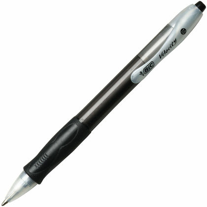 BIC Retractable Ballpoint Pens: 1mm Medium Point Refillable Black Ink - Pens
