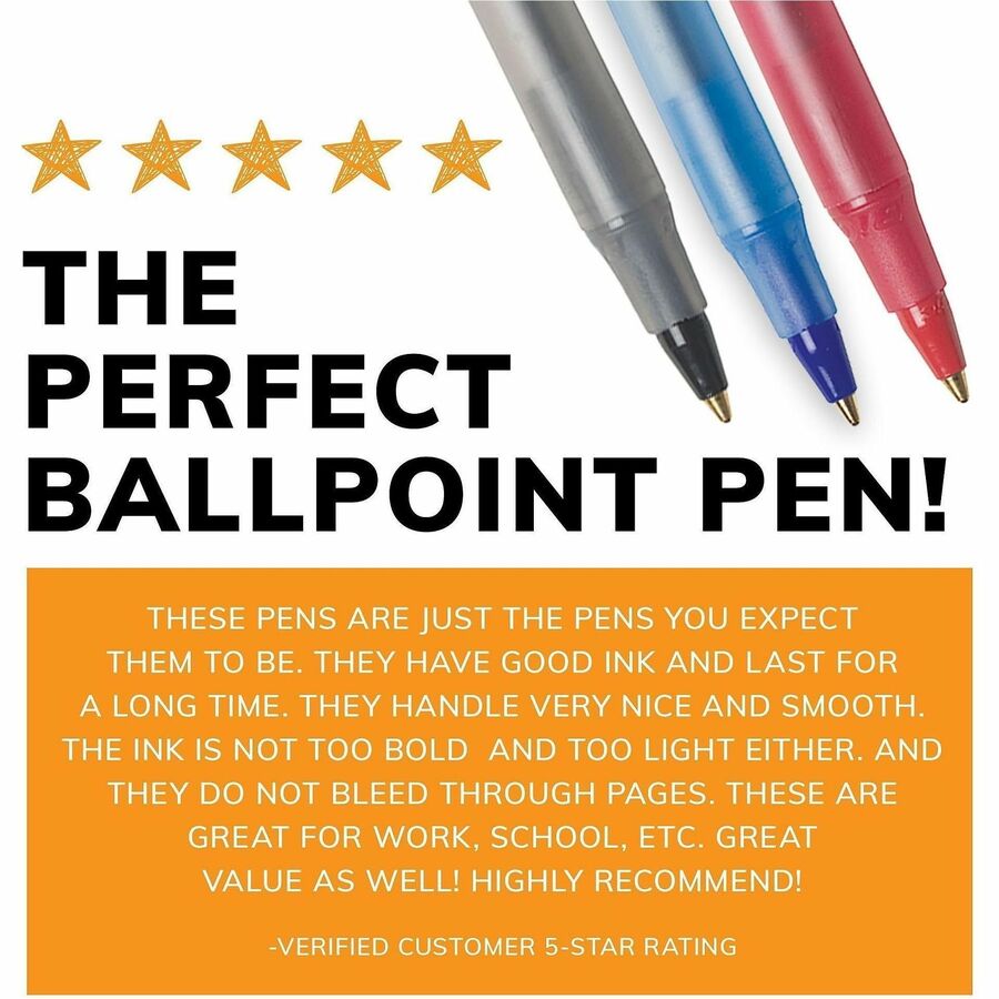 BIC Round Stic Xtra Life Ball Point Pen, Assorted - Alternate-Image7