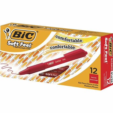 BIC SoftFeel Retractable Ball Pens - Left
