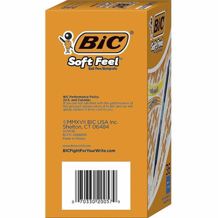 BIC SoftFeel Retractable Ball Pens - Rear
