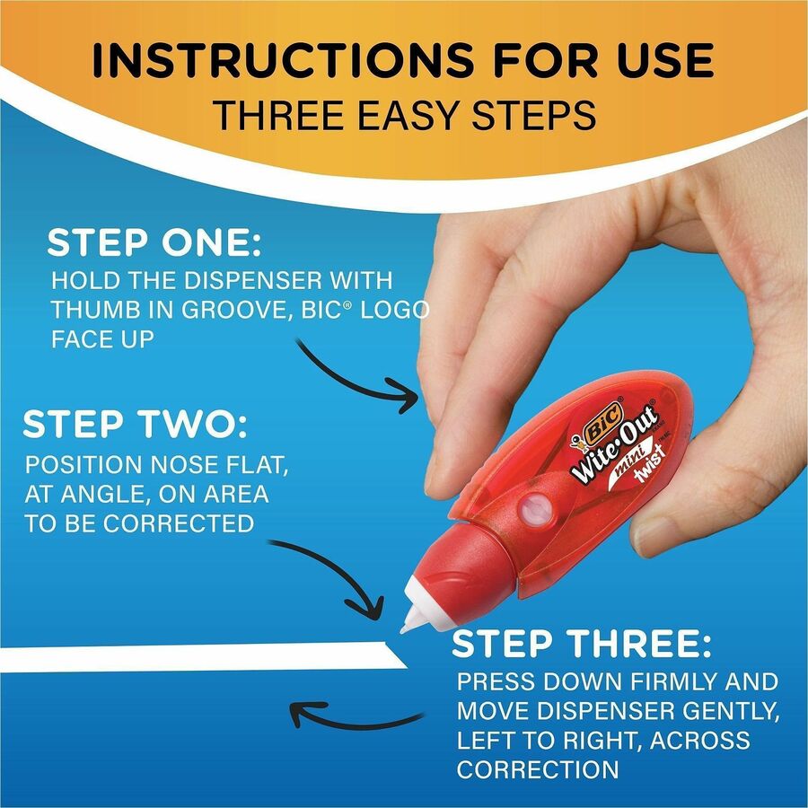 BIC Wite-Out Mini Correction Tape - Alternate-Image1