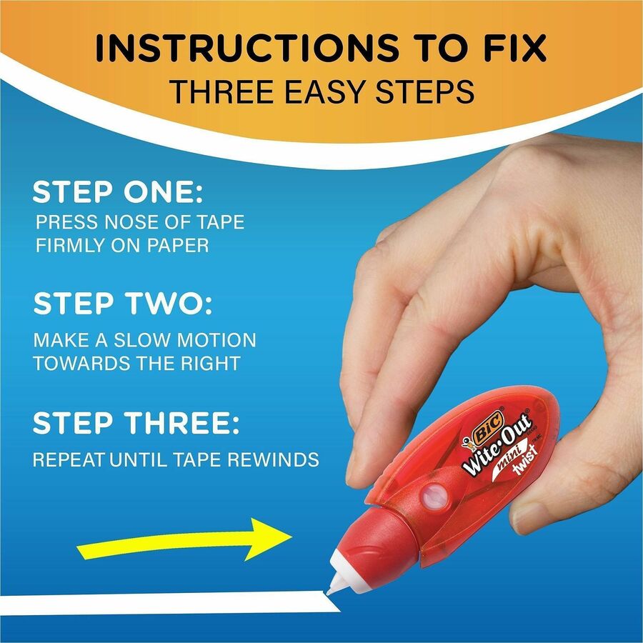 BIC Wite-Out Mini Correction Tape - Alternate-Image2