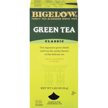 Bigelow Classic Green Tea Bag - 8 oz Per - 28 / Box