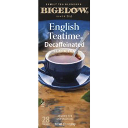 Bigelow Decaf English Teatime Black Tea Bags - 28 Count Box