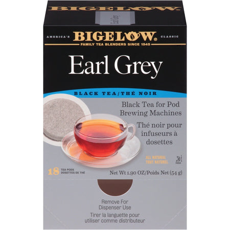 Bigelow Earl Grey Black Tea Bag - 1.9 oz - GMO Free - Kosher - 18 / Box