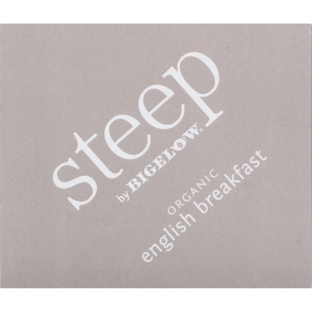 Steep by Bigelow® Organic English Breakfast Black Tea Bag - 1.6 oz - 20 Teabag - GMO Free - Kosher
