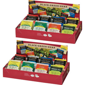 Bigelow® Tea Assorted Flavor Herbal Black Green Bags - 64/Box - 2/Bundle