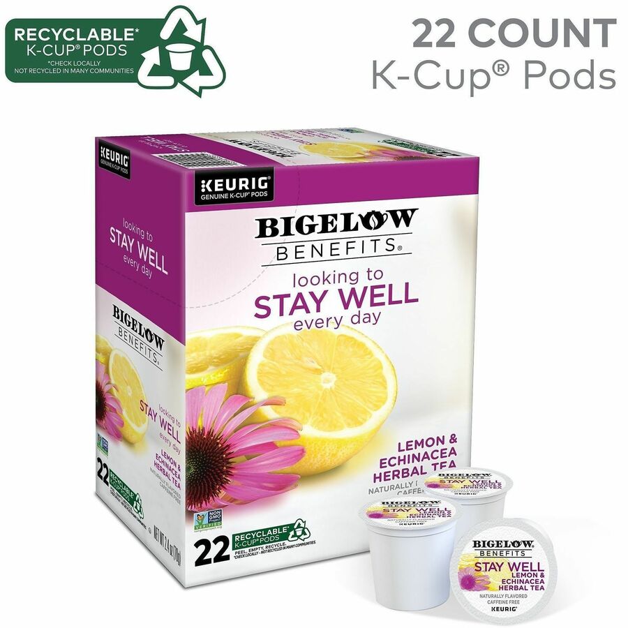 Bigelow® Tea Herbal K-Cup - 22 - Pack