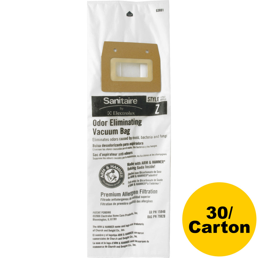 BISSELL Style Z Vacuum Bags - 5/Pack - 10 / Carton - White - Cleaners & Accessories