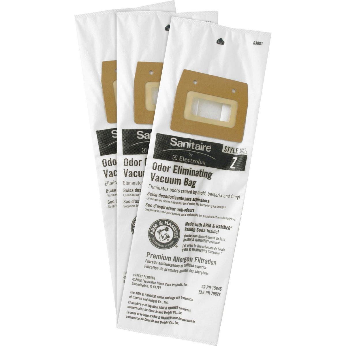 BISSELL Style Z Vacuum Bags - 5/Pack - 10 / Carton - White - Cleaners & Accessories