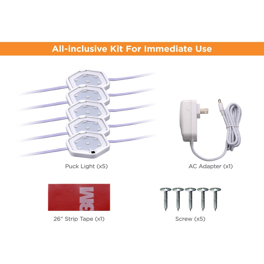 BLACK+DECKER LED Puck Light Kit - Alternate-Image3