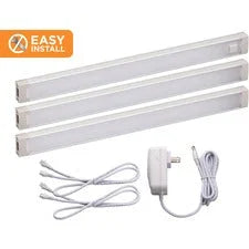 BLACK + DECKER LED Under Cabinet Lighting Kit - Gray - 1 Each - Lamps &