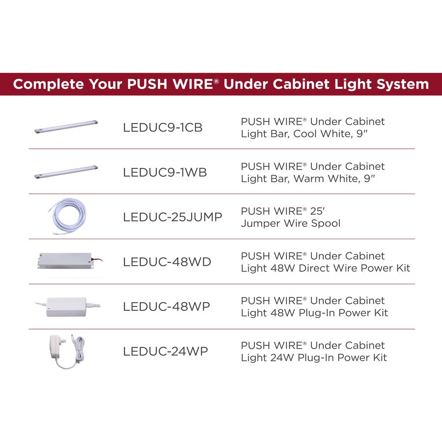 BLACK+DECKER Push Wire Under Cabinet Light Power Kit - Alternate-Image6