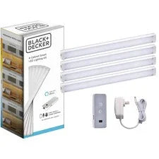BLACK + DECKER Smart Under Cabinet Lighting Kit - Silver - 1 Each - Lamps &