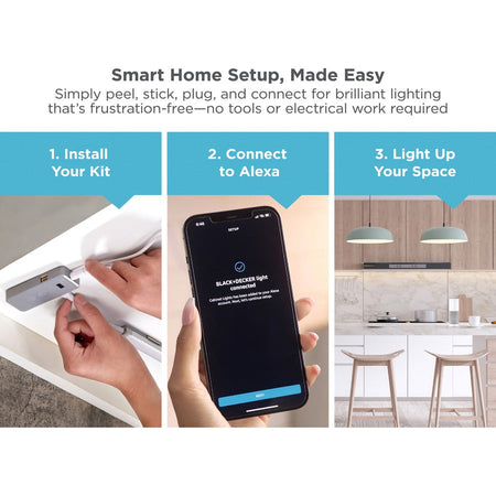 BLACK+DECKER Smart Under Cabinet Lighting Kit - Alternate-Image3