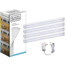 BLACK + DECKER Under Cabinet Lighting Kit - Silver - 1 Each - Lamps &