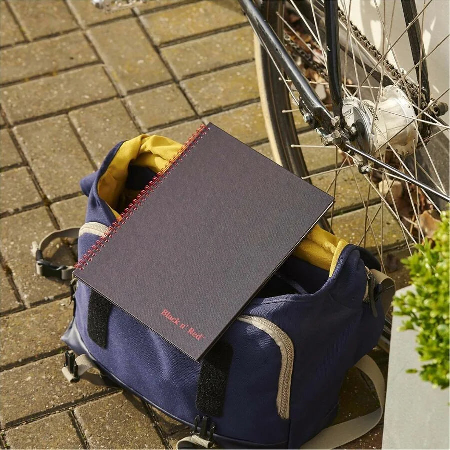 Black n’ Red Business Notebook: Professional 70-Sheet Spiral-Bound Journal - Notebooks