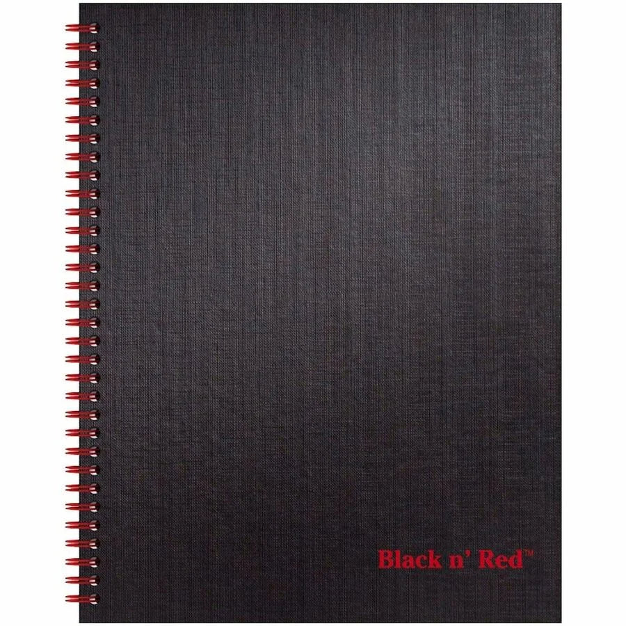 Black n’ Red Business Notebook: Professional 70-Sheet Spiral-Bound Journal - Notebooks
