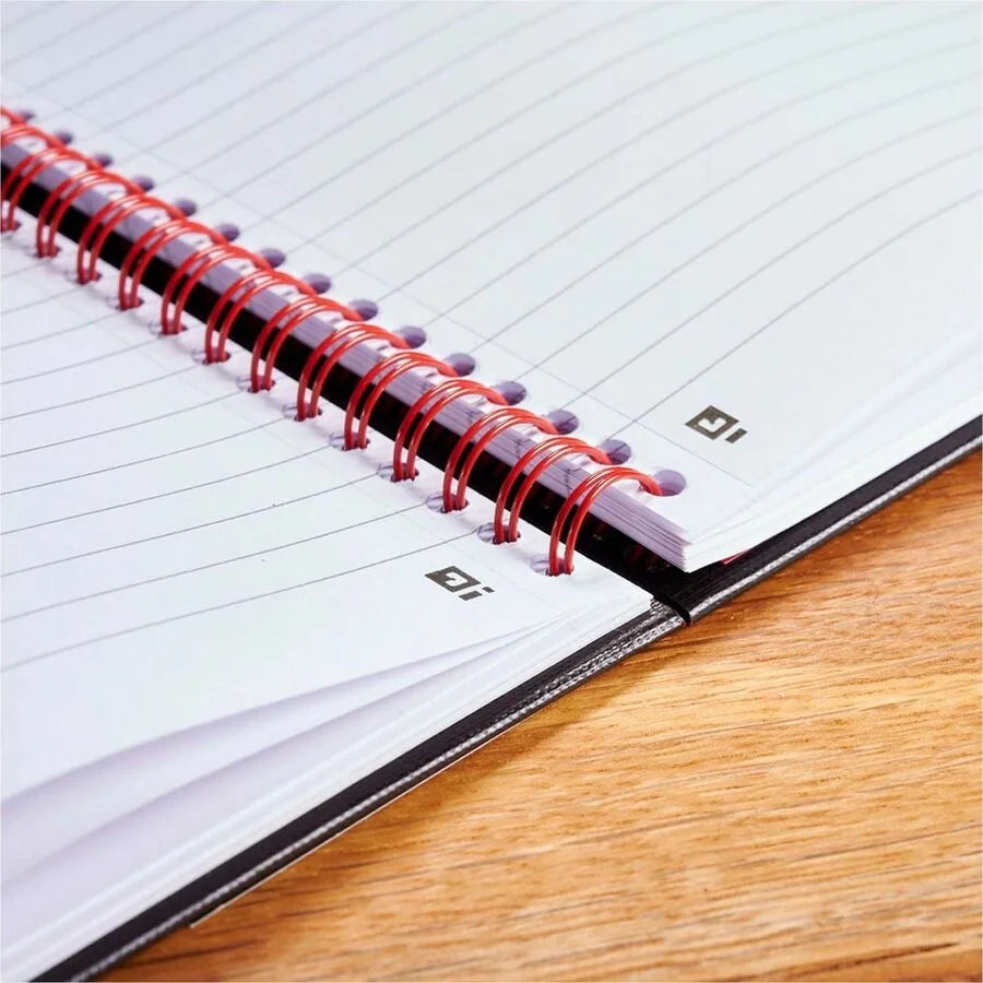 Black n’ Red Business Notebook: Professional 70-Sheet Spiral-Bound Journal - Notebooks