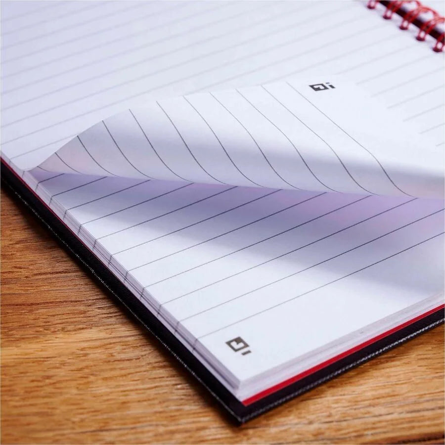 Black n’ Red Business Notebook: Professional 70-Sheet Spiral-Bound Journal - Notebooks