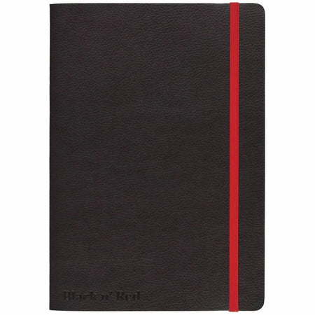 Black n’ Red Soft Cover Business Notebook 6’’ x 8’’ Sheet Size 1 Each Sewn Ruled Front Ruling High White Paper