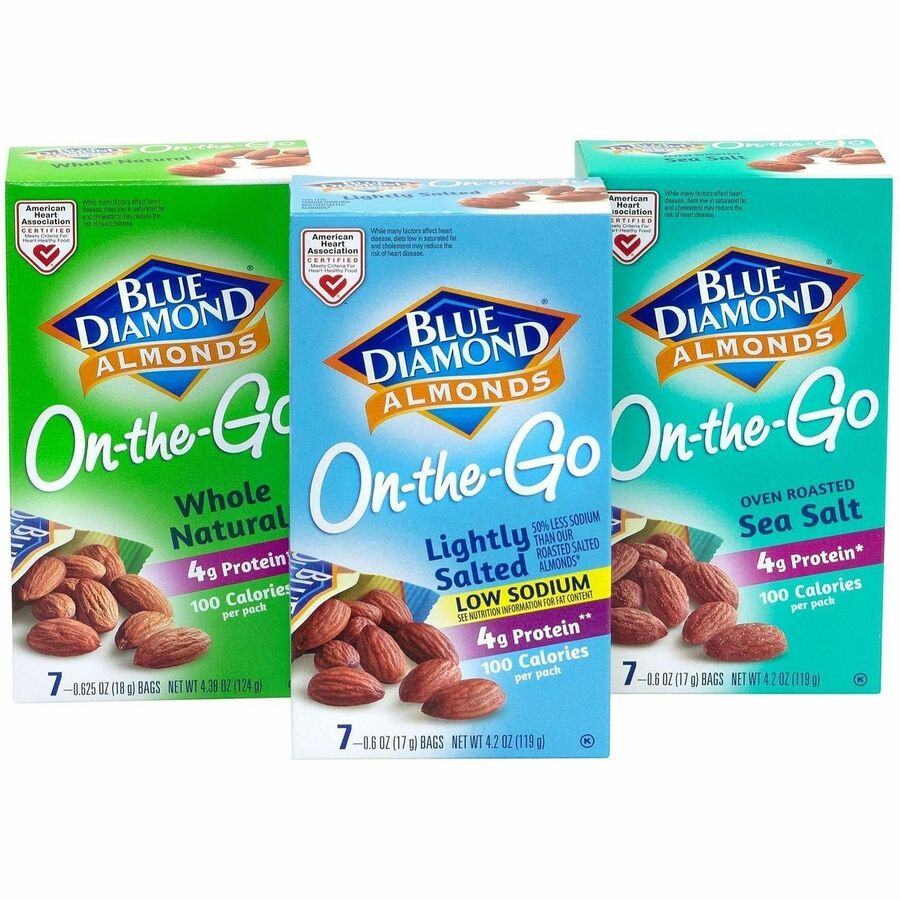Blue Diamond Almonds Variety Pouches - Front