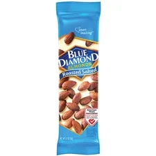 BlueDiamond Roasted Salted Almonds: Delicious 1.50 oz Snack Box - Snacks
