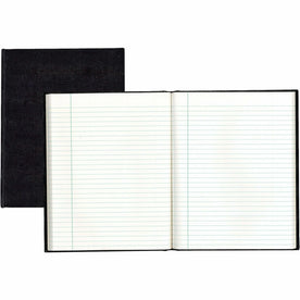 Blueline Executive Notebook: 150 Ruled Sheets 9 1/4’’ x 7 Black Cover - Journals