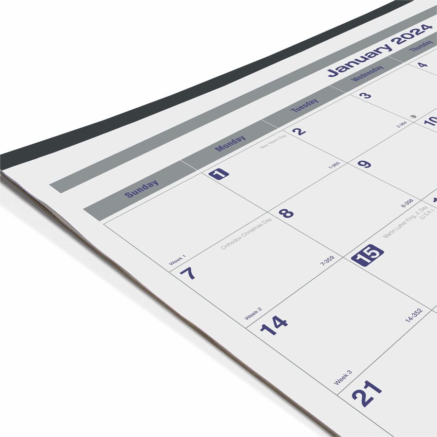 Blueline Net Zero Carbon Desk Pad - Top
